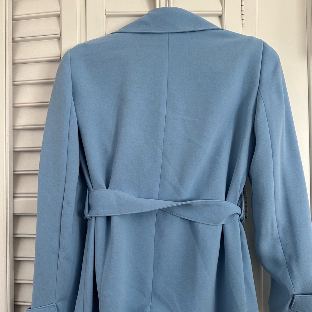 Elegant Blue Women's Coat
